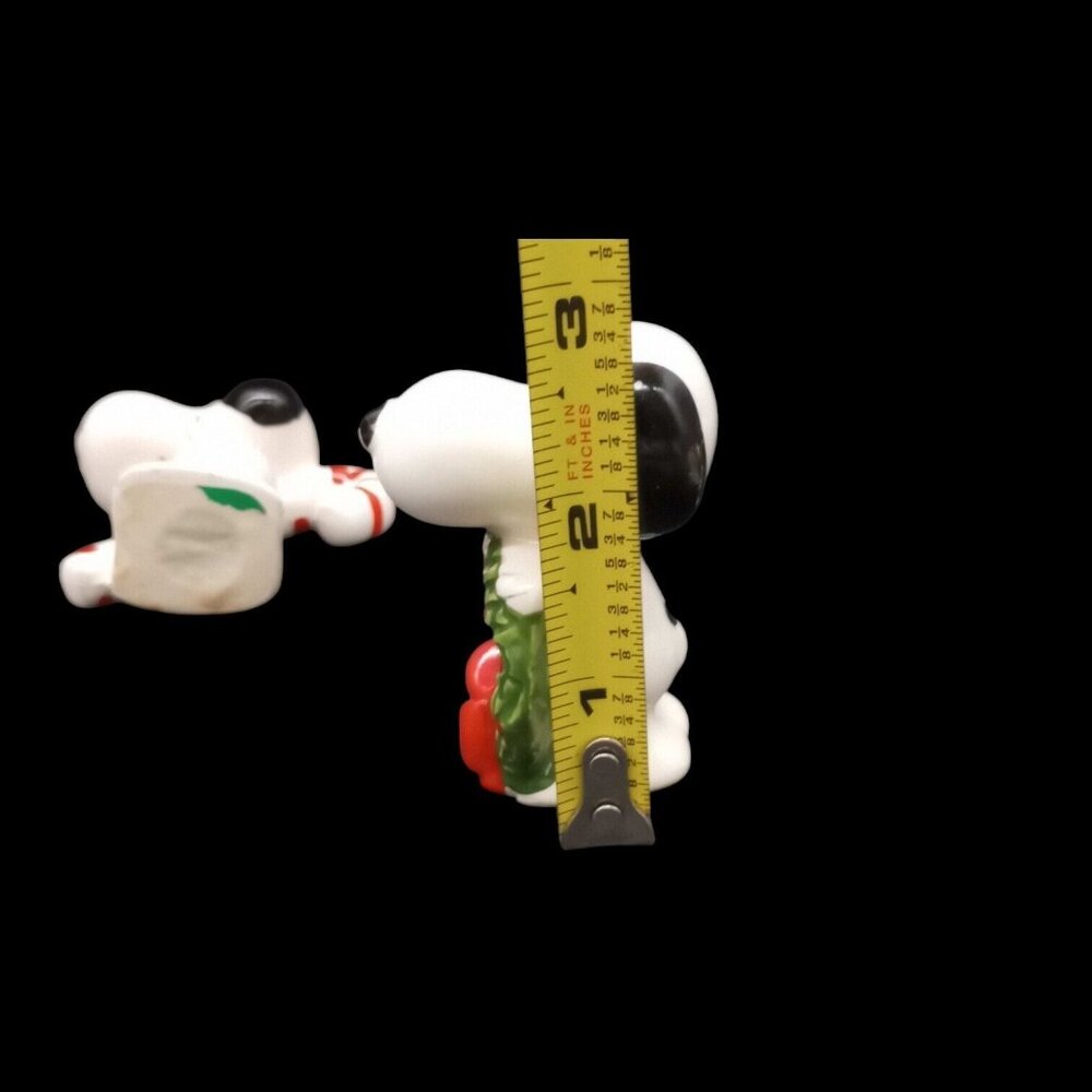 Vtg Peanuts Snoopy Ornament Lot of 9 Christmas Whitman's Candies Sleigh Bank - Picture 11 of 16